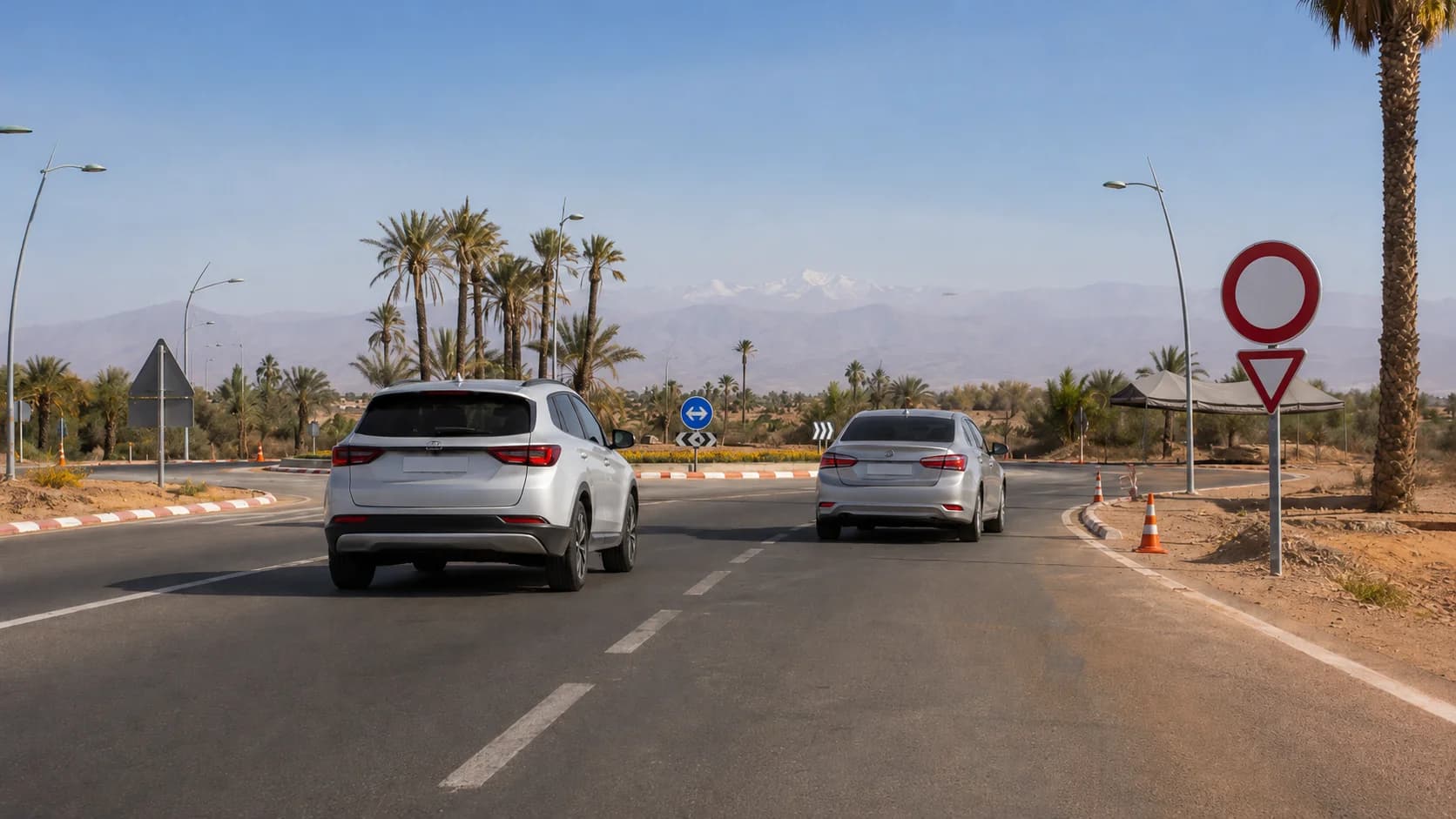Driving Rules from Marrakech: Signs, Checks & Circles