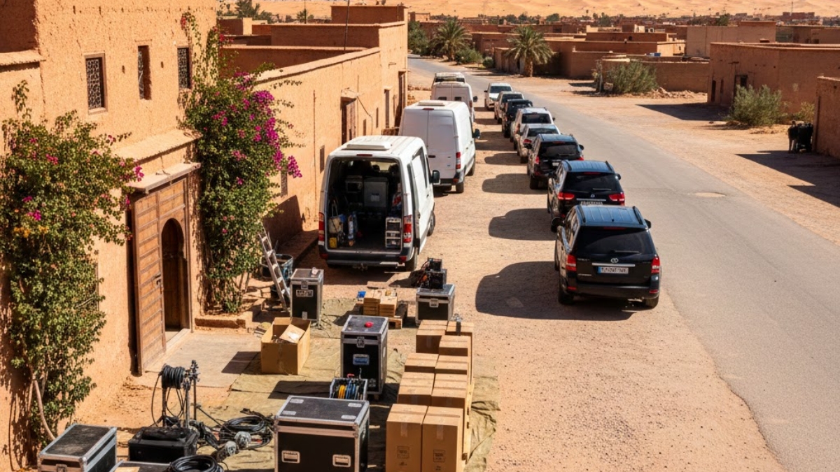 Car Rental Marrakech for Film Crews & Productions: Permits, Multi-Car Logistics & Scheduling